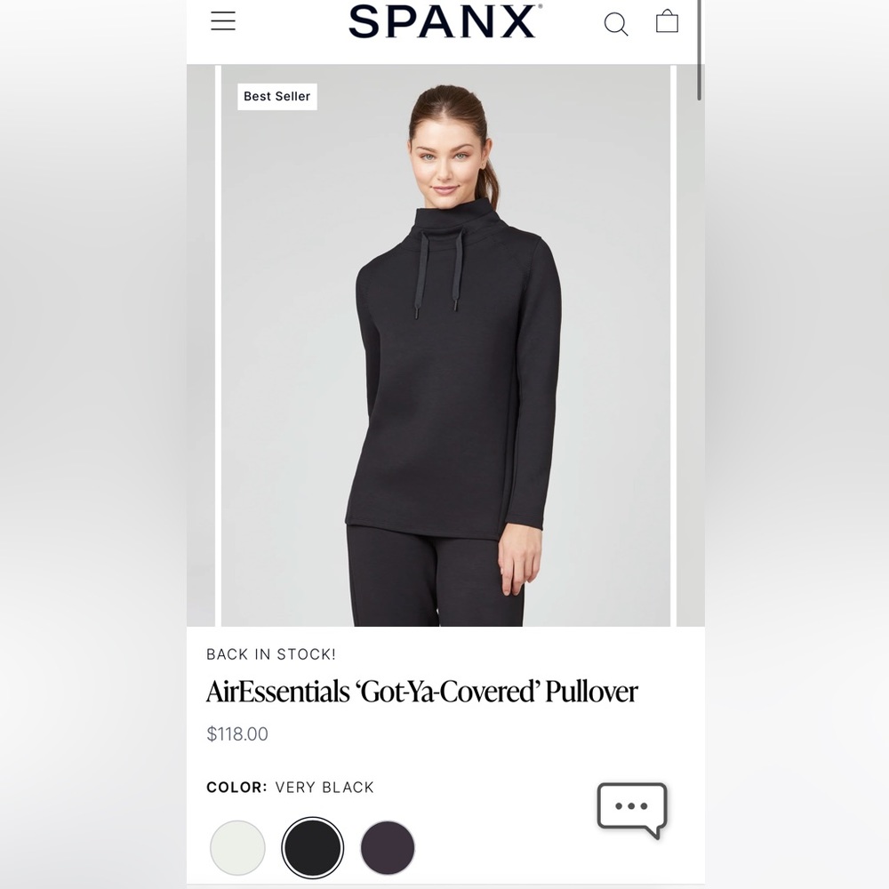 Spanx Airluxe pullover